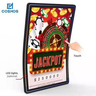43 inch J Type Curved Touch Screen Led Bar Halo For Slot Machine