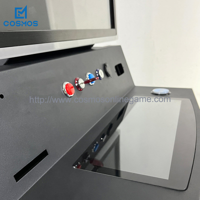43" Straight Touch Monitor Coin Slot Casino Machine Of Red Letter 4 In 1
