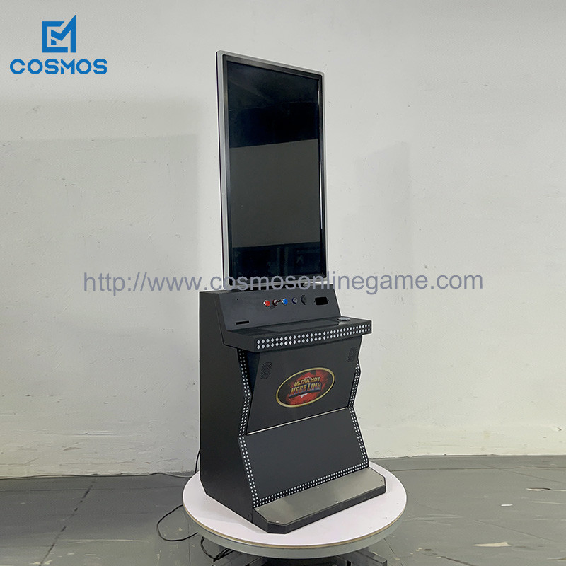 43" Straight Touch Monitor Coin Slot Casino Machine Of Red Letter 4 In 1